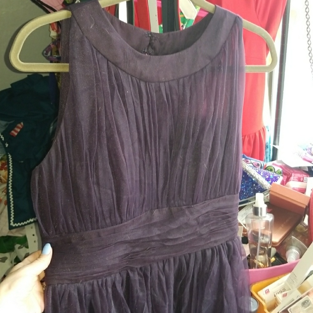 Formal purple dress